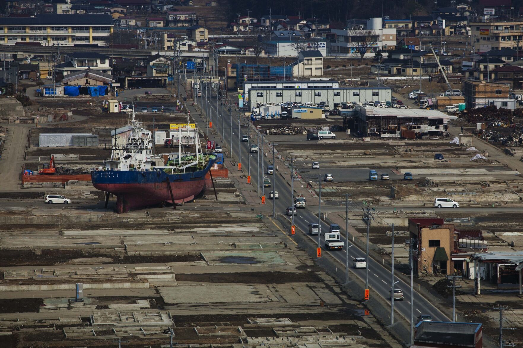 Japan Tsunami Anniversary Then and Now